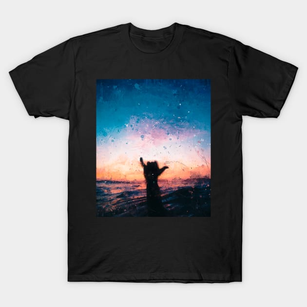 Shaka Surf T-Shirt by comecuba67